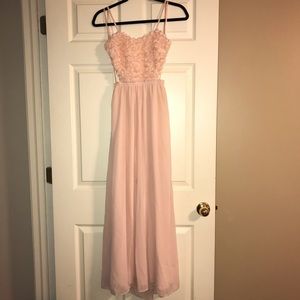 Lulu’s baby pink dress